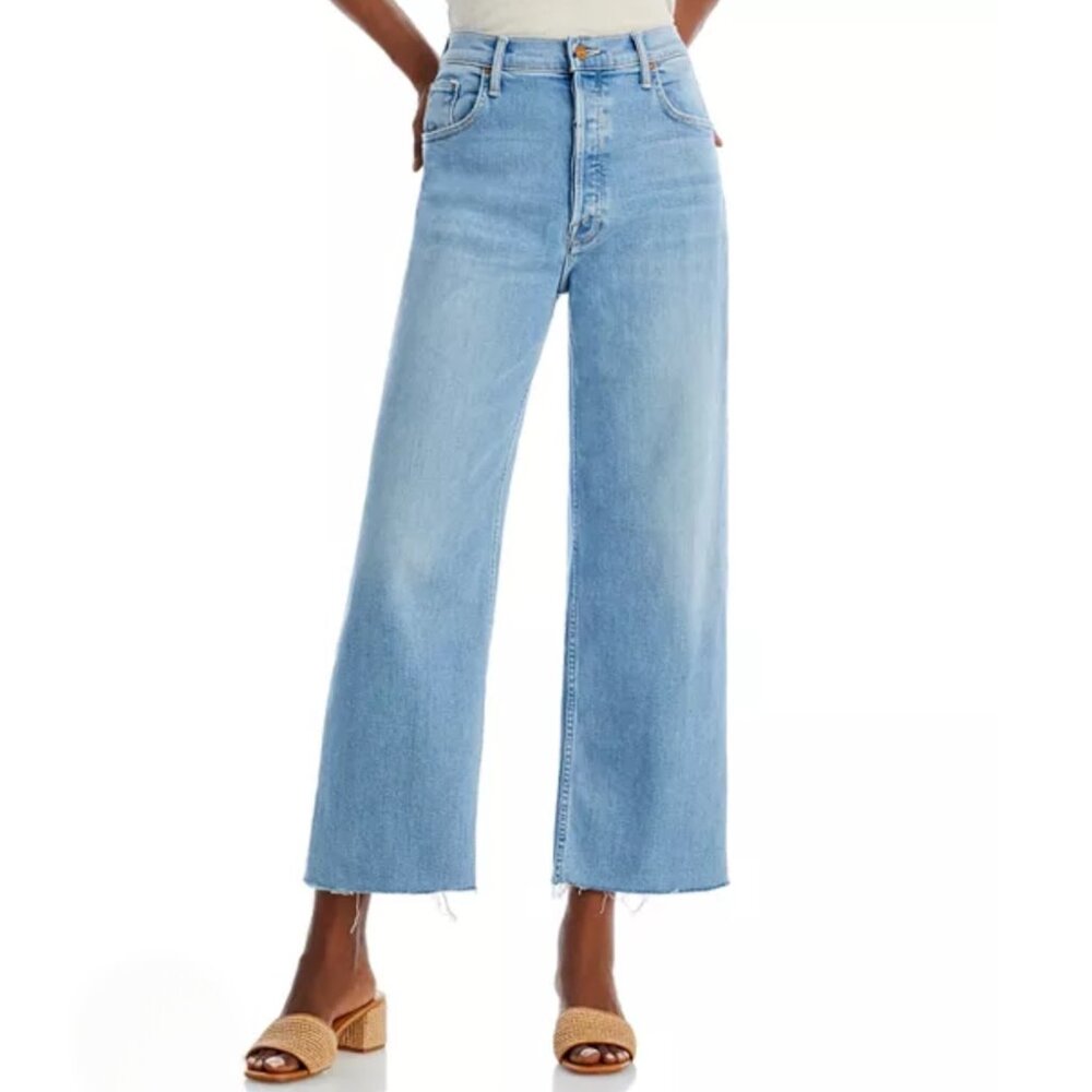 MOTHER Sky Blue Flare Jeans
